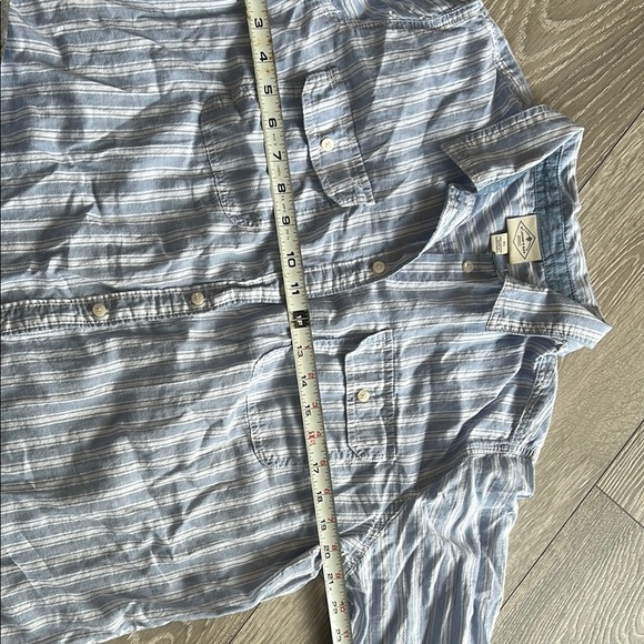 Blue Striped Button-Up Shirt - Picture 3 of 7